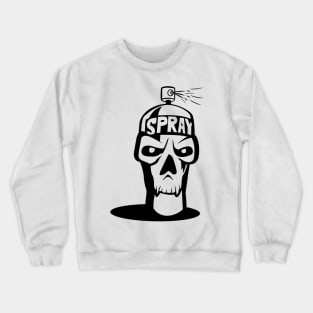 Skull Spray Crewneck Sweatshirt